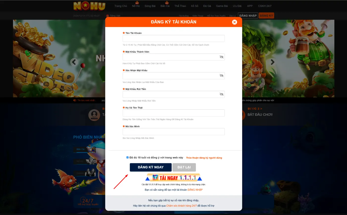 Hướng Dẫn Chi Tiết Cách Đăng Ký NOHU Hướng Dẫn Chi Tiết Cách Đăng Ký NOHU