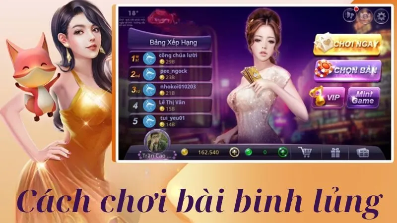cách chơi bài Binh lủng