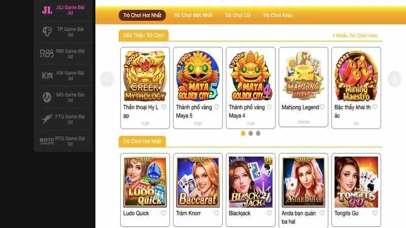 Kho game bài chất lượng chờ bạn khai phá